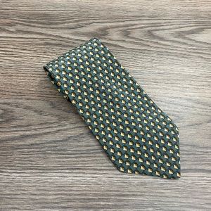 Cocktail Collection VODKA Olive & Tan Check Tie